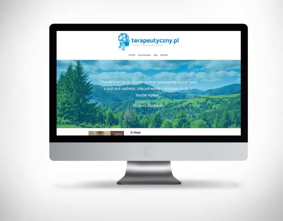 Strona internetowa dla terapeuty